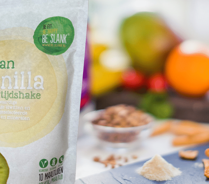 Vegan dieet shake Be-Slank vanille